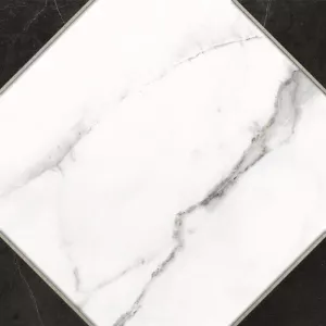 Керамический гранит Cersanit Gretta белый рельеф 16063 29,8х29,8 см