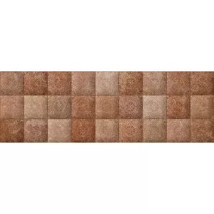 Плитка настенная Cersanit Morocco рельефная C-MQS112D коричневая 20х60