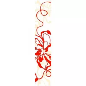 Бордюр Нефрит-Керамика Монро красный 7,5х40 см
