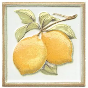 Вставка Kerama Marazzi Капри лимончики TLA002 9,9х9,9 см