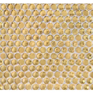Мозаика LeeDo Alchimia Tondi d'oro R21,5x6 30,4х28,6 см