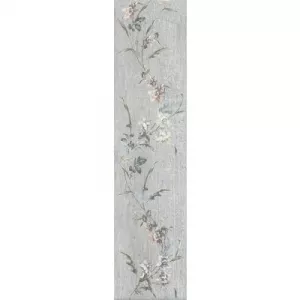 Керамогранит Kerama Marazzi Кантри Шик серый декорированный SG401800N 9,9х40,2 см